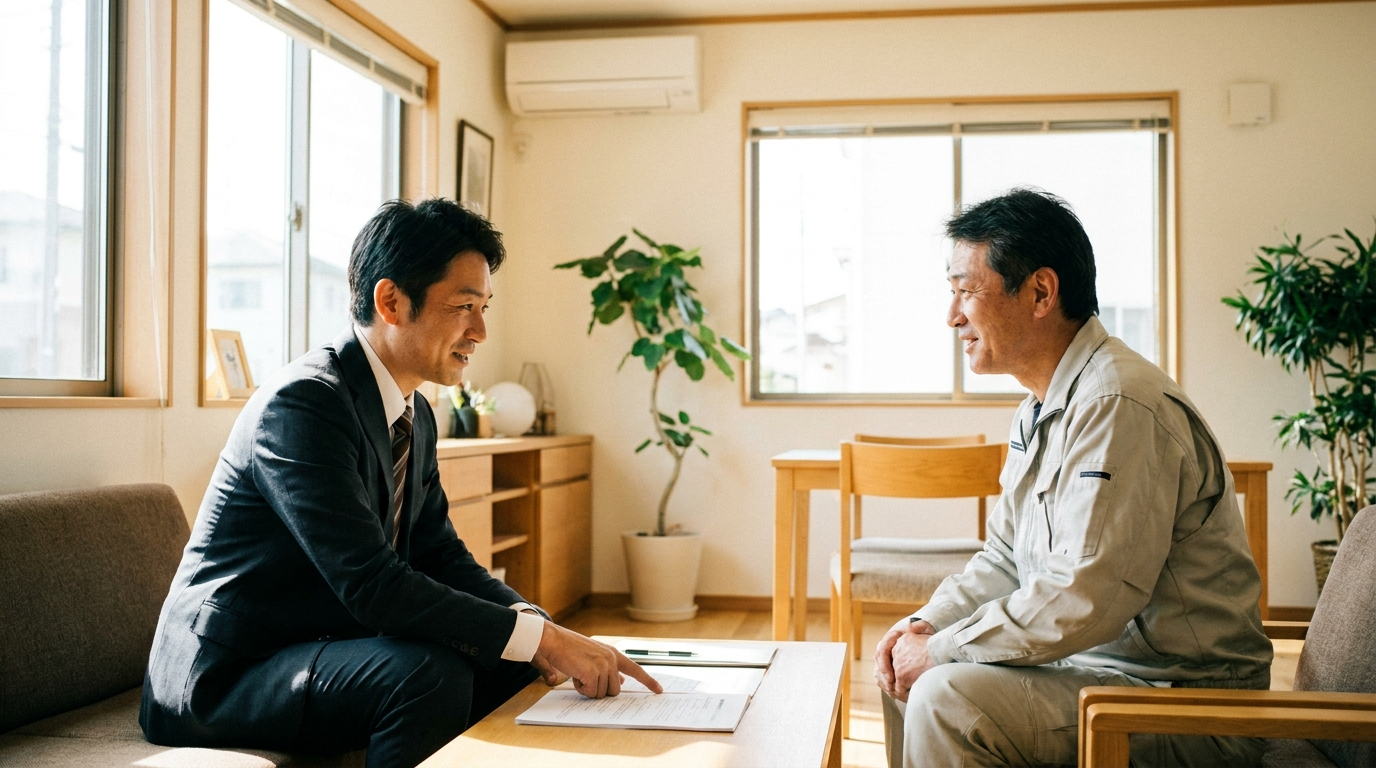 廃業した行政書士からの引き継ぎ資料がない建設会社の社長にヒアリングを行う行政書士
